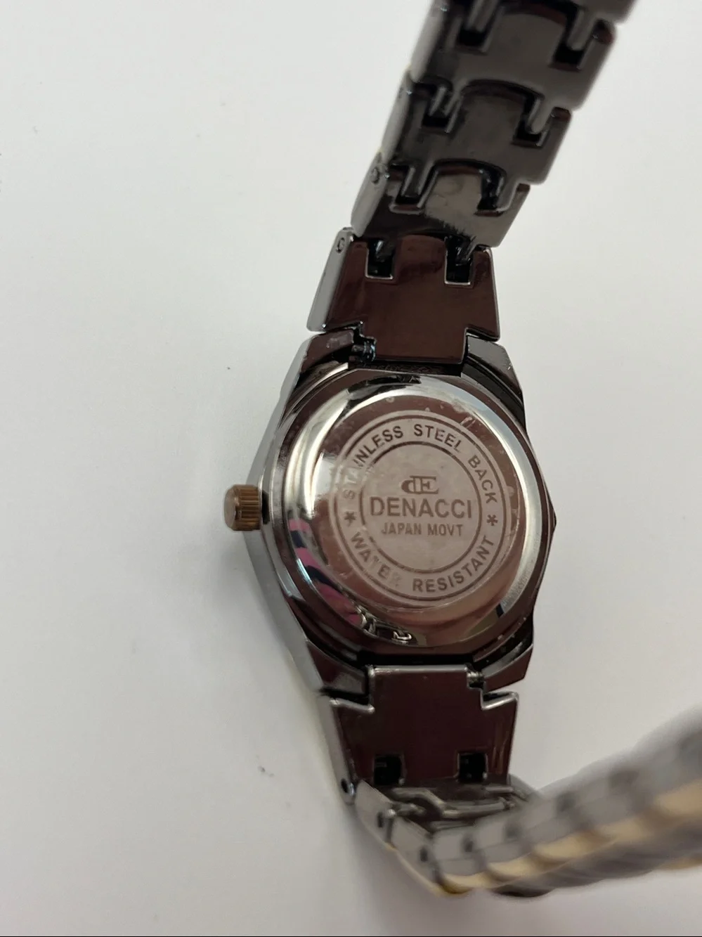 Women’s Two-Tone Gold and Black Quartz Watch